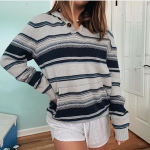 Striped hoodie